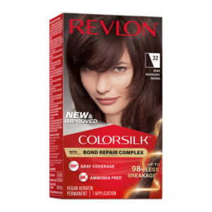 Revlon ColorSilk™ with Bond Repair Complex | Permanent Ammonia-Free Hair Dye with 100% Gray Coverage