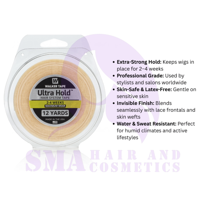 Ultra Hold Wig Tape – 12 Yards Extra-Strong Lace Front Bonding Tape for Long-Lasting Hold - Image 4