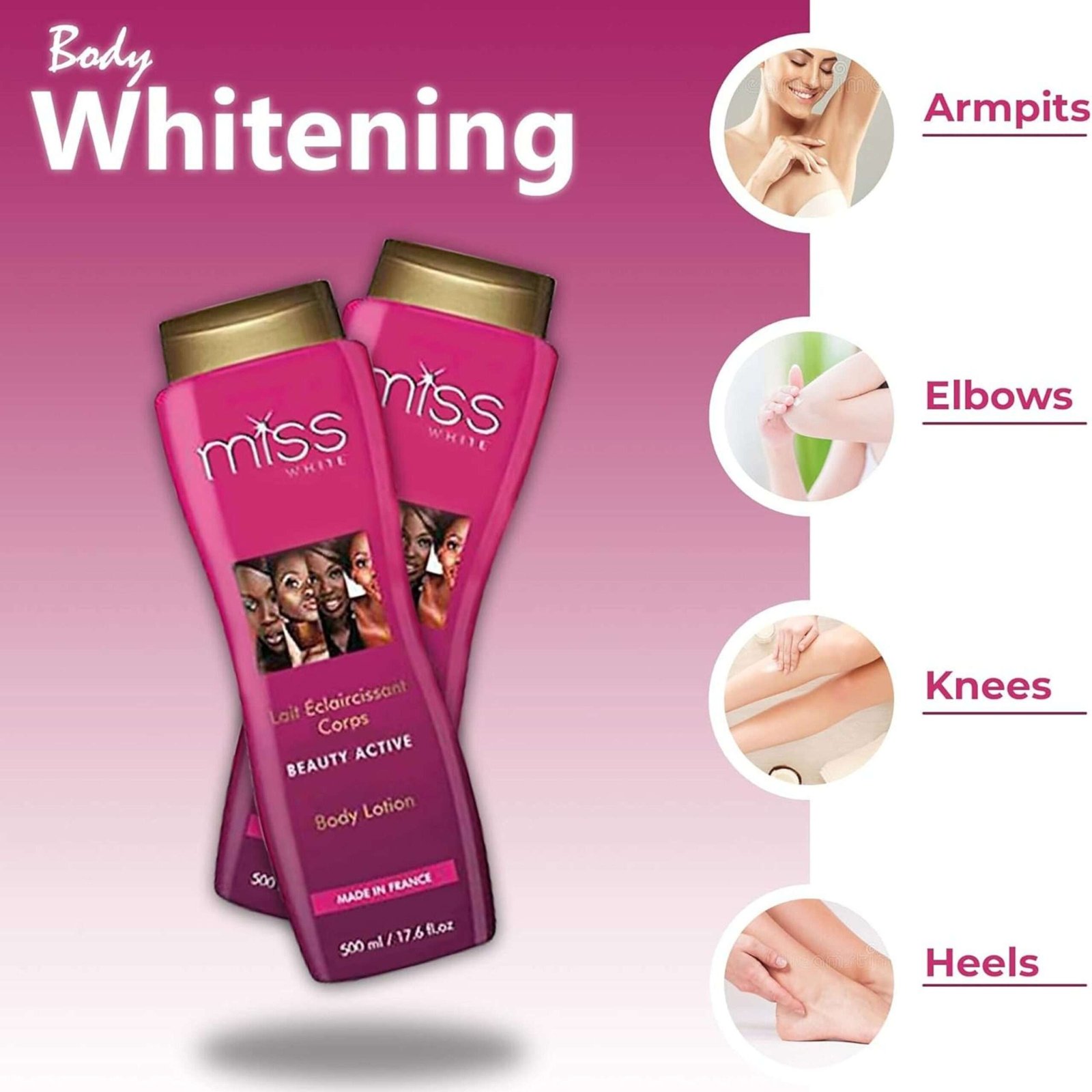 Miss White Body Lotion 500 ml - Image 2