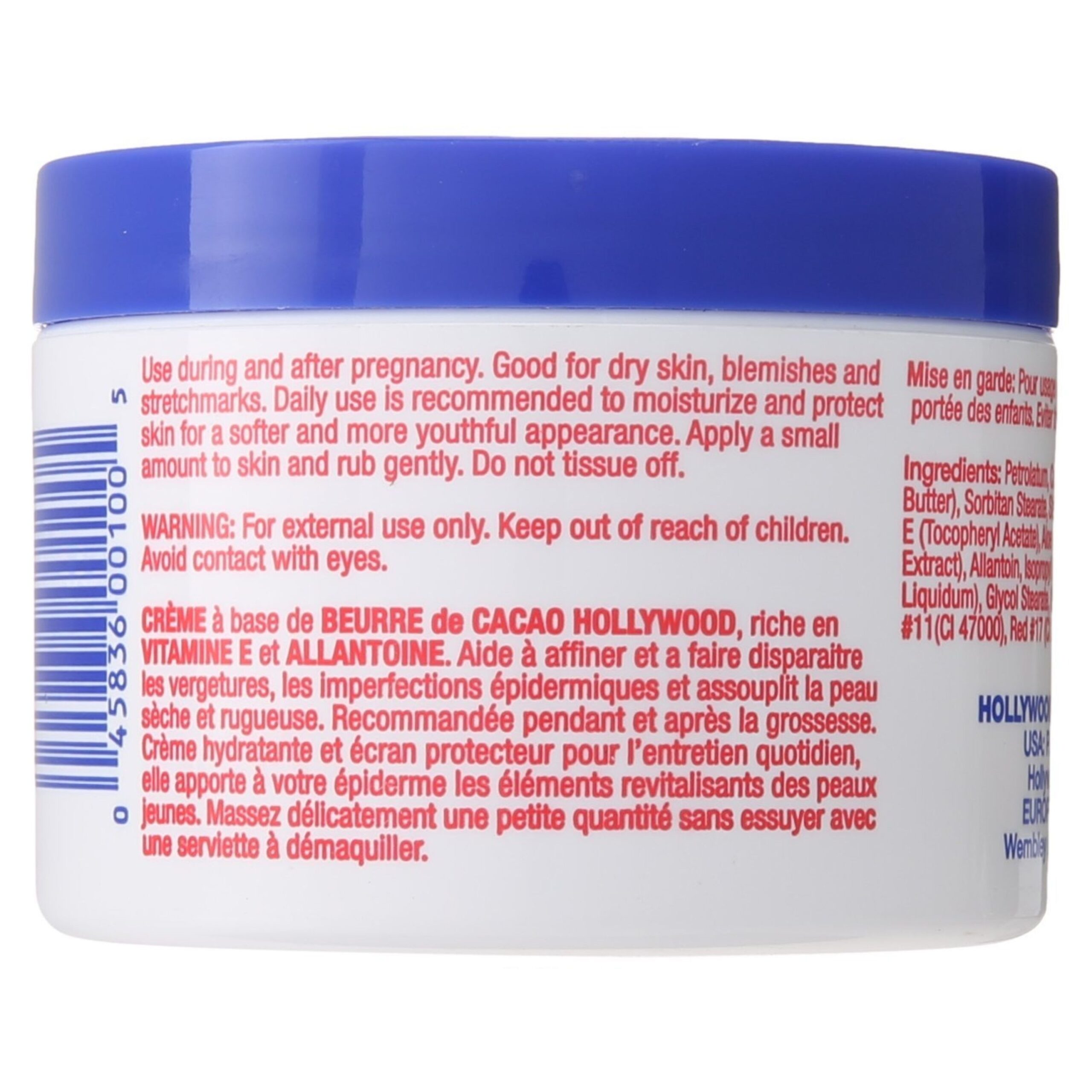 Hollywood Beauty Cocoa Butter with Vitamin E 7.5oz - Image 2