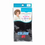 Impression Wig Afro Kinky Hair Extensions Color #1 Natural Black