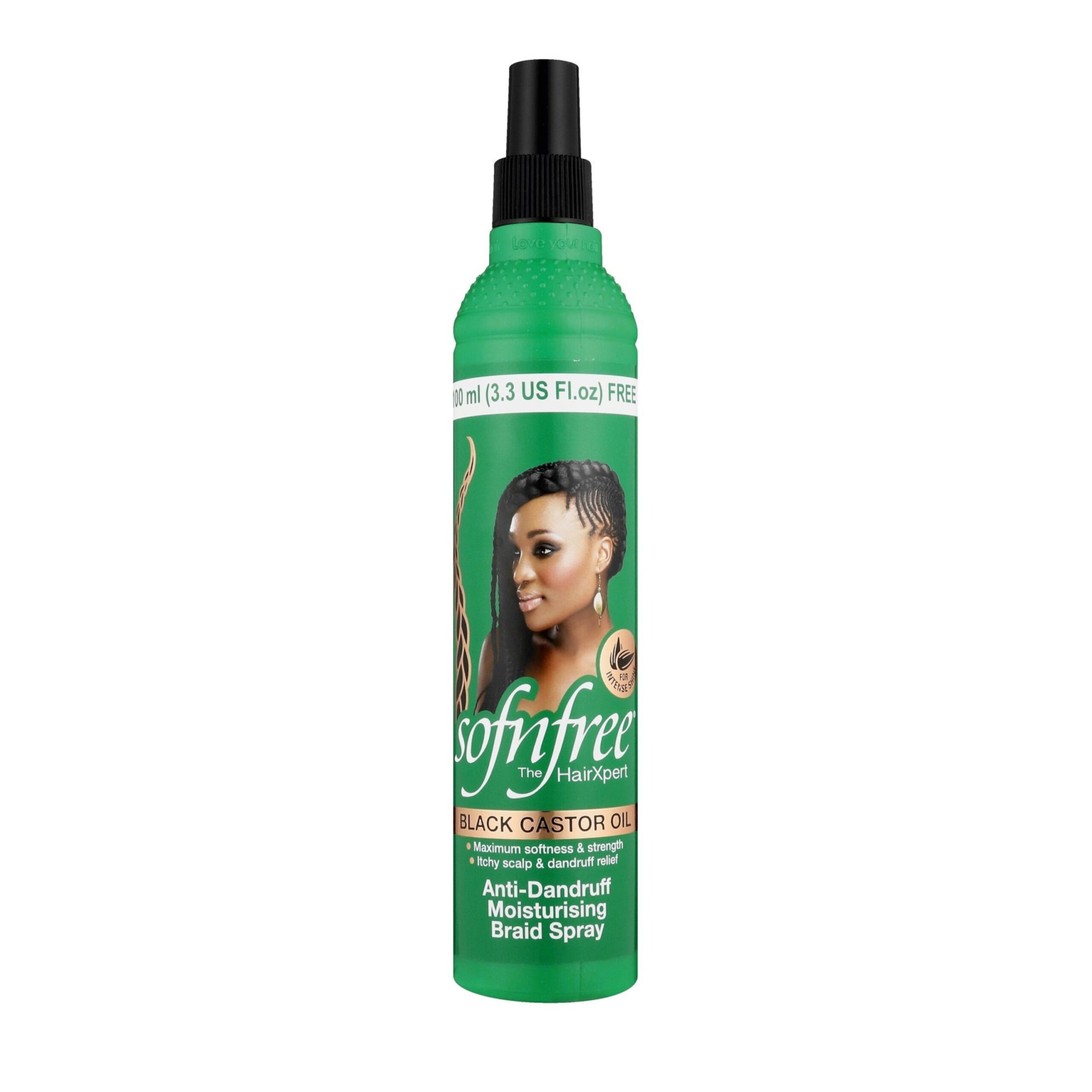 SofnFree castor oil braids spray 350ml