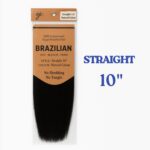 Virgin Brazilian Wig Straight Unprocessed Human Hair Extensions