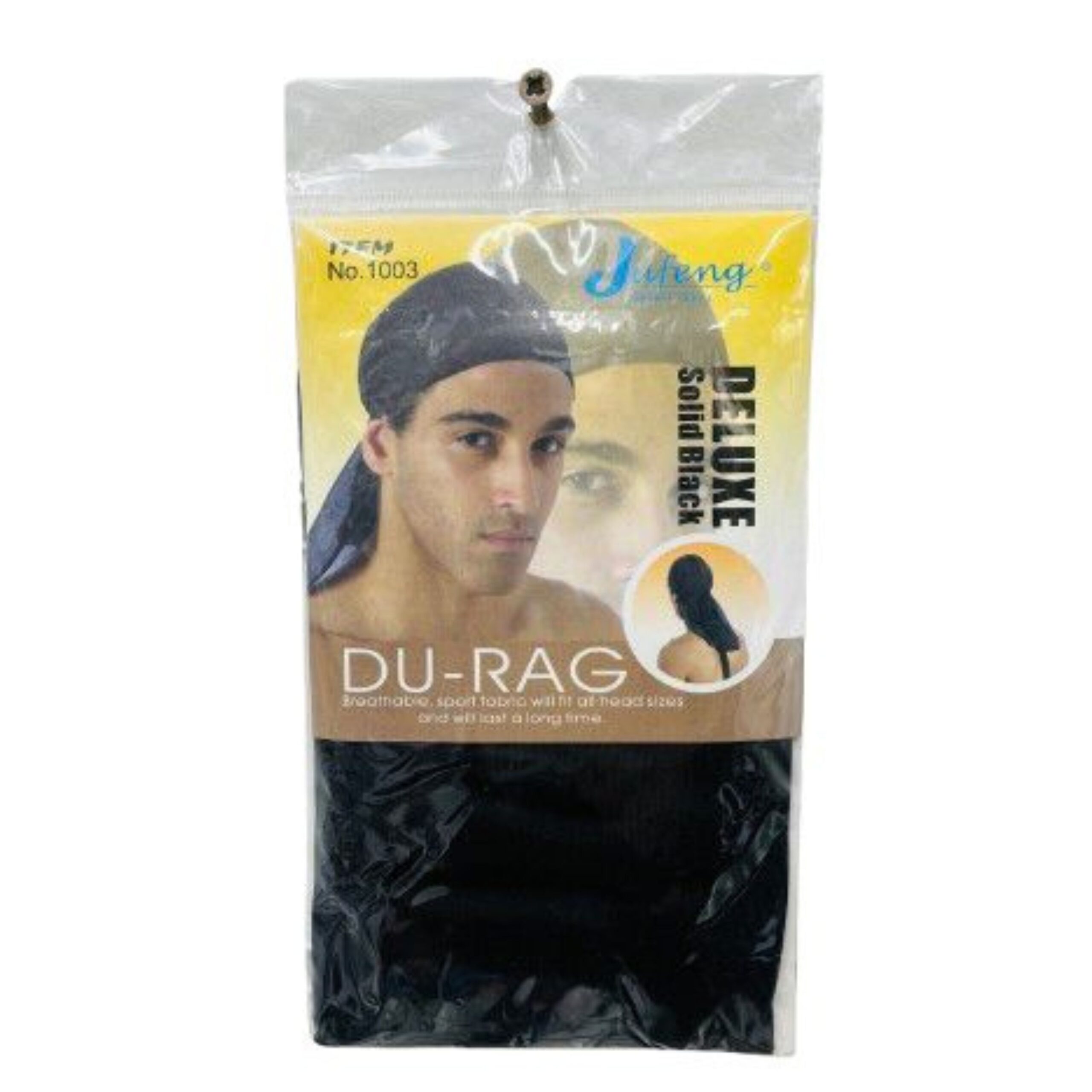 Jufeng Durag Deluxe Solid Black Cap