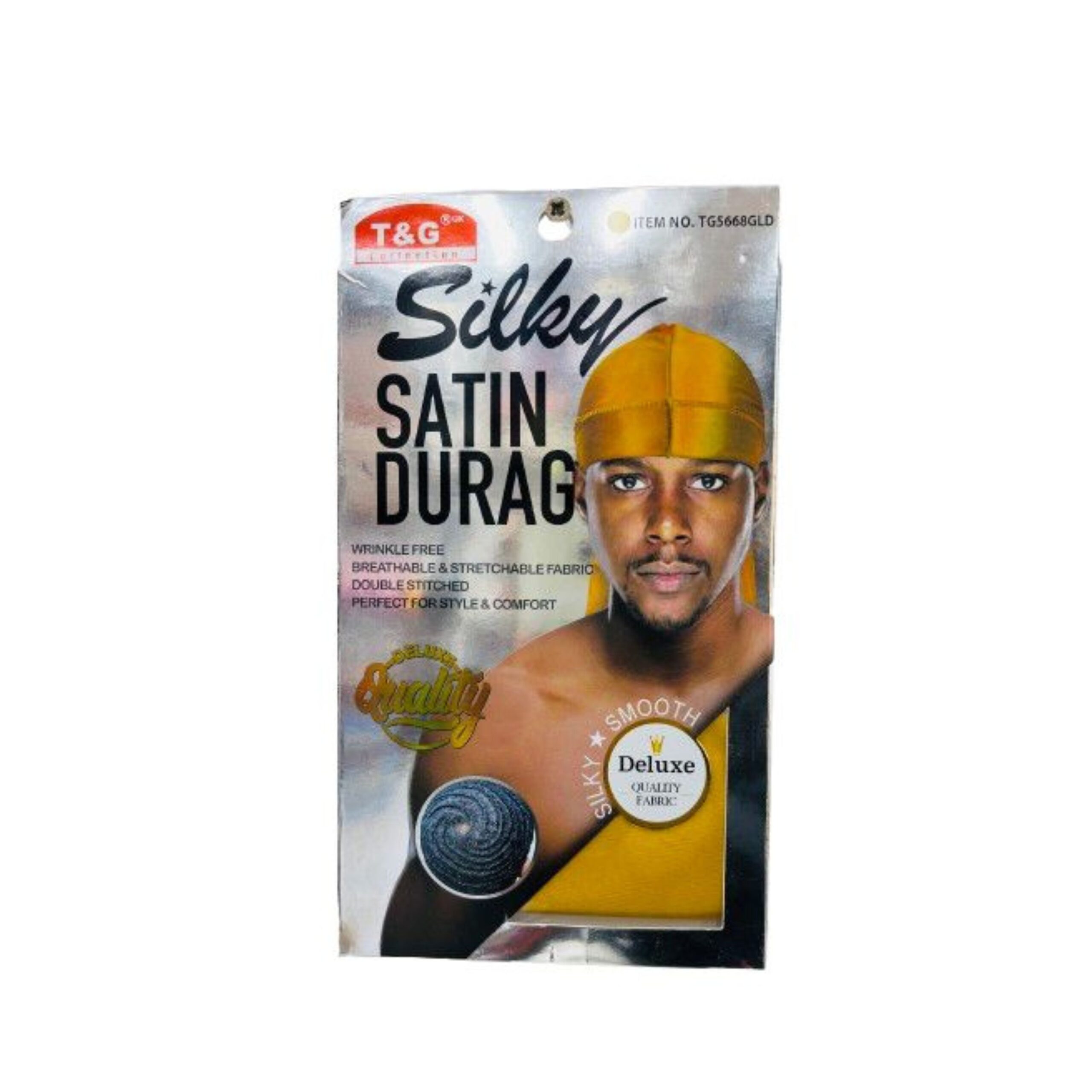 T&G Silky Satin Durag Wrinkle-Free Stretch Fabric