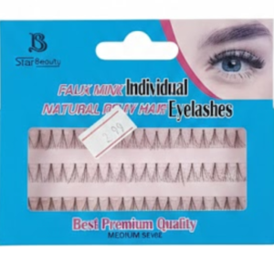 Star Beauty Faux Mink Individual Natural Remy Hair Eyelashes