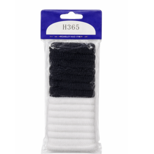 Wembley Rubber Bands Black & White