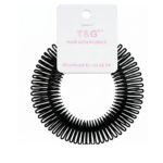 T&G Hair Comb Headband Black