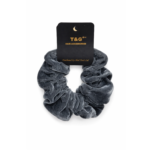 T&G Hair Accessories Velvet Hair Scrunchies Grey