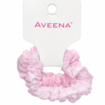 Aveena Soft Fabric Hair Scrunchie Pink Gentle Elastic Hair Accessory