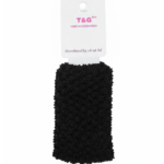 T&G Black Hair Band Wide