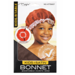 Magic Collection Kids Satin Bonnet Brown