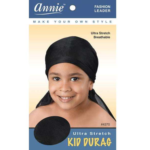 Annie Kids Ultra Strength Durag Black