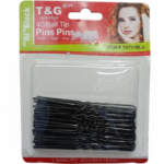 T&G Collection 40-Piece Ball Tip Bobby Pins Black