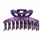 New Accessories Metallic Purple Butterfly Hair Claw Clip