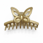 New Accessories Elegant Matte Gold Hair Claw Clip