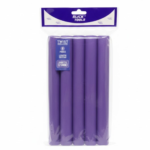 Slick Tools Purple Twist Foam Hair Rollers – 25mm Large