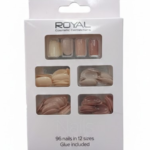 Royal Cosmetic Nude & Neutral Press-On Nails 96pcs
