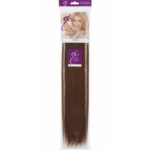 EI Luxury 100% Human Hair Clip-In Extensions - 18 Inch (Medium Brown 6)