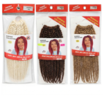 Kuknus Collection synthetic baby box braid bulk 14"