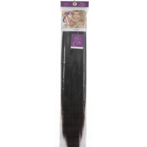 EJ Luxury 100% Human Hair Clip-In Extensions - 18 Inch (Natural Black 1B)