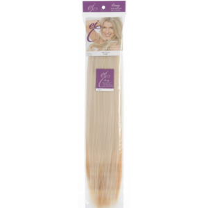 EJ Luxury 100% Human Hair Clip-In Extensions - 18 Inch (Platinum Blonde / Ombre)