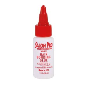 Salon Pro White Hair Bonding Glue Super Bond 1oz