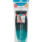 Impression Pre-Stretched Super Braid 52" Bulk - 3X More Volume (T1B/Emerald Ombre)