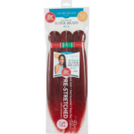 Impression Pre-Stretched Super Braid 52" Bulk - 3X More Volume (T1B/Red Ombre)