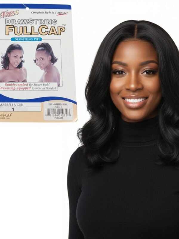 Freetress Drawstring Fullcap Wig Marbella Girl Color 1