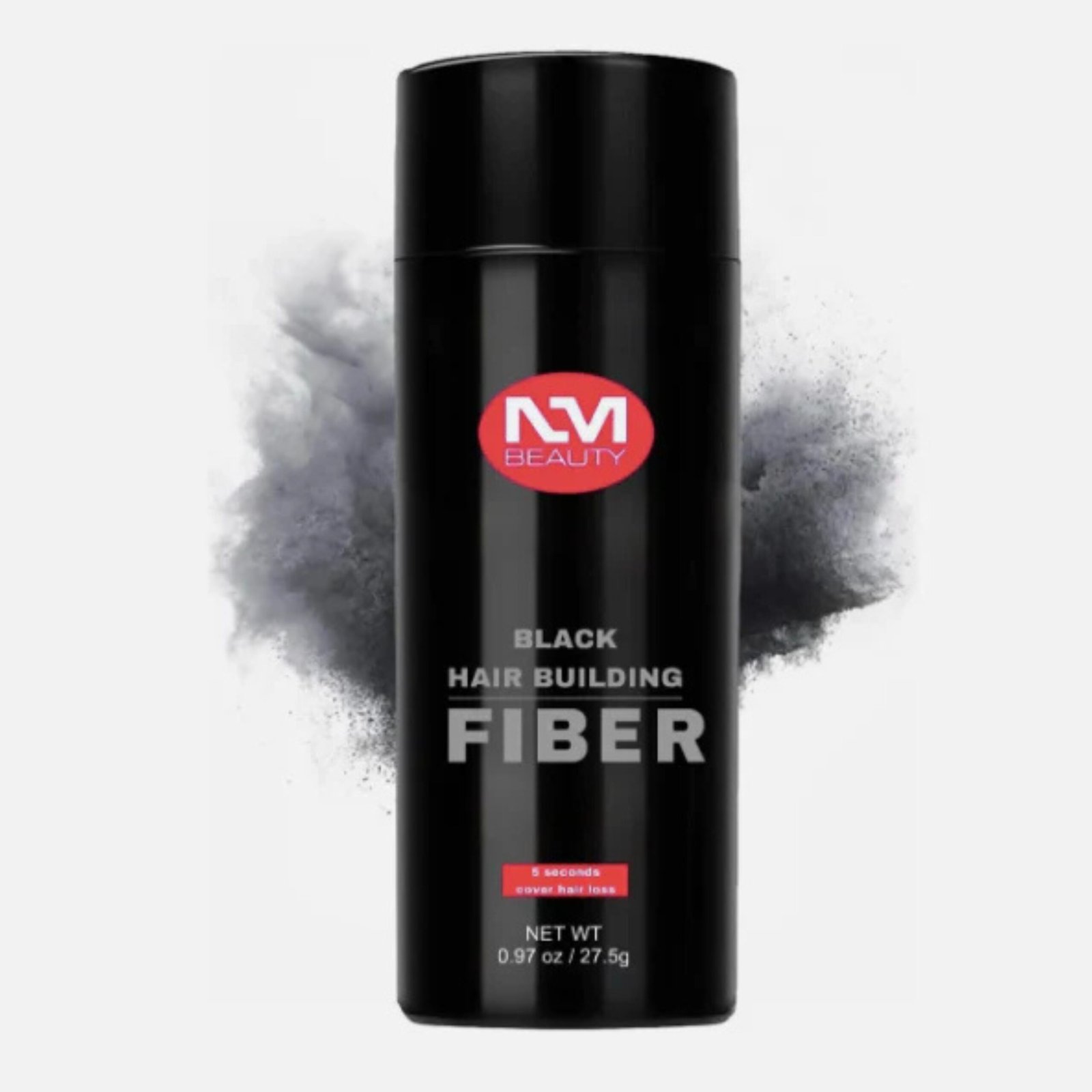 NM Beauty Hair Building Fibers Spray Black - Image 2