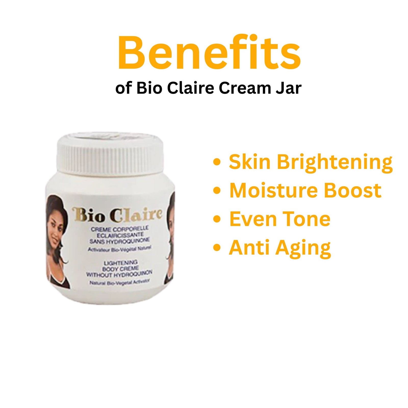 Bio Claire Lightening Body Cream – Advanced Skin Brightening - Image 3