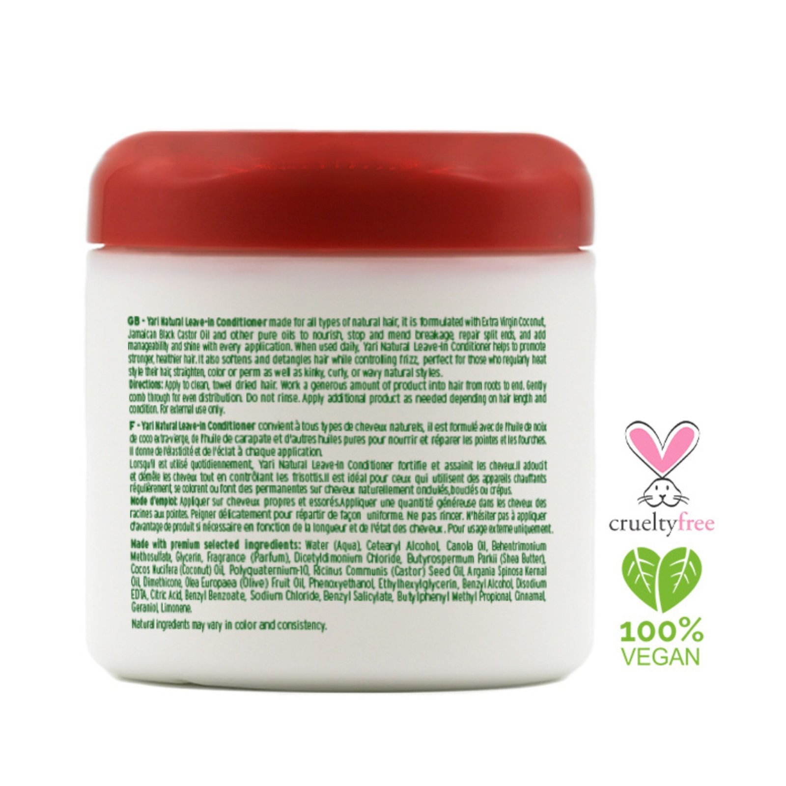 Yari Naturals Leave-In Repair Conditioner 16oz - Image 2