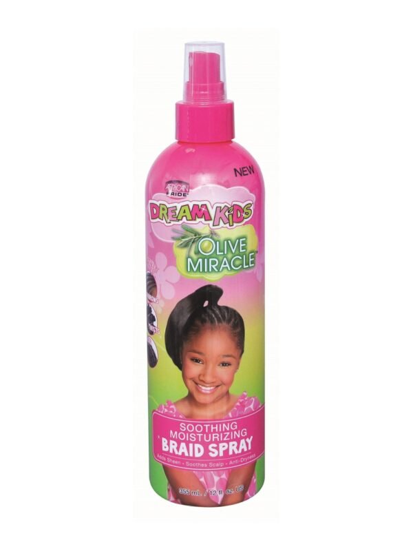 African Pride Dream Kids Olive Miracle Braid Spray 12oz