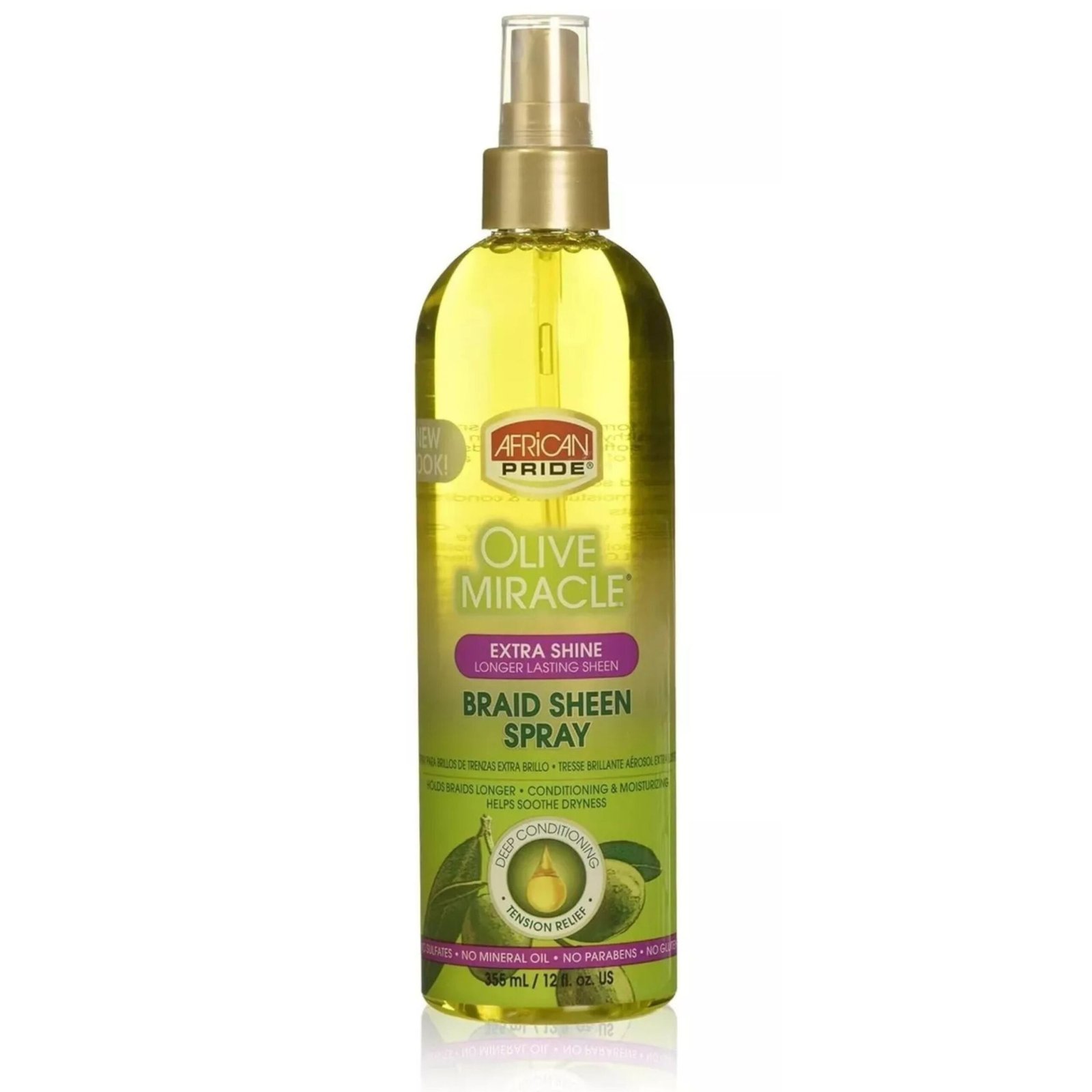 African Pride Miracle Extra Shine Braid Sheen Spray