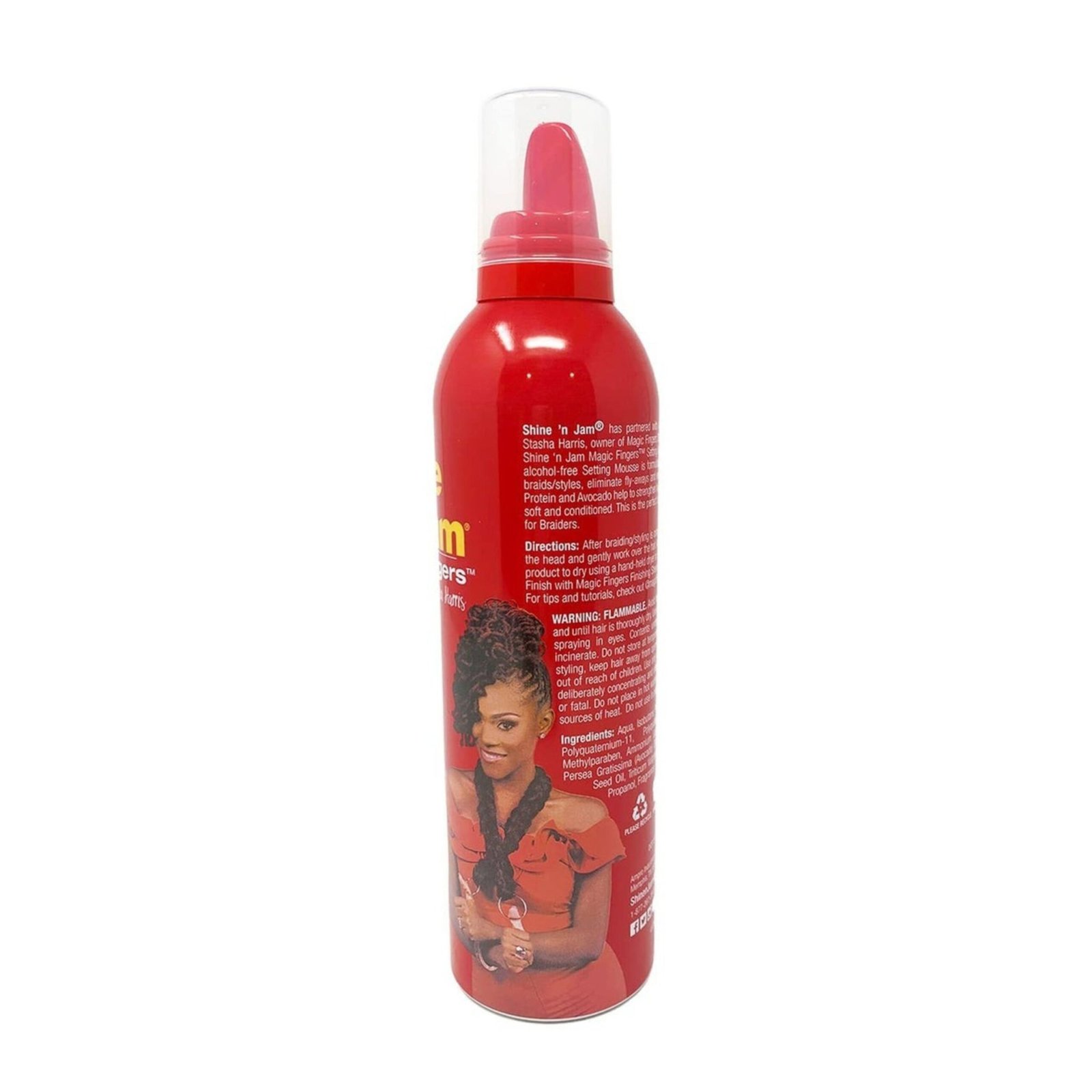 Shine-N-Jam Magic Fingers Setting Mousse 12oz - Image 2