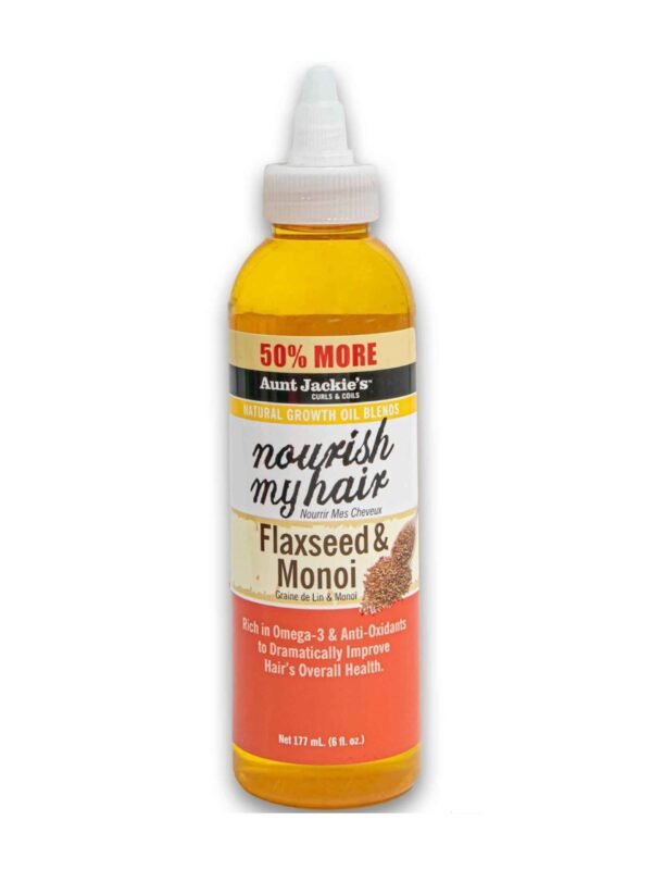 Aunt Jackie’s Nourish My Hair Flaxseed & Monoi Oil 6oz