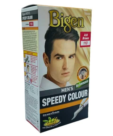 Bigen Mens Hair Colour – Ash Brown 113