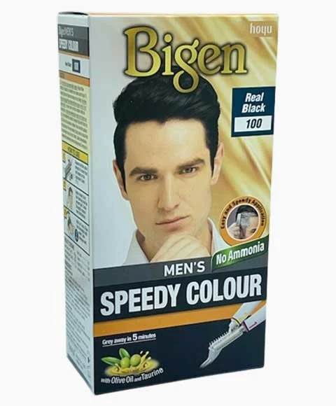 Bigen Mens Hair Colour – Real Black 100