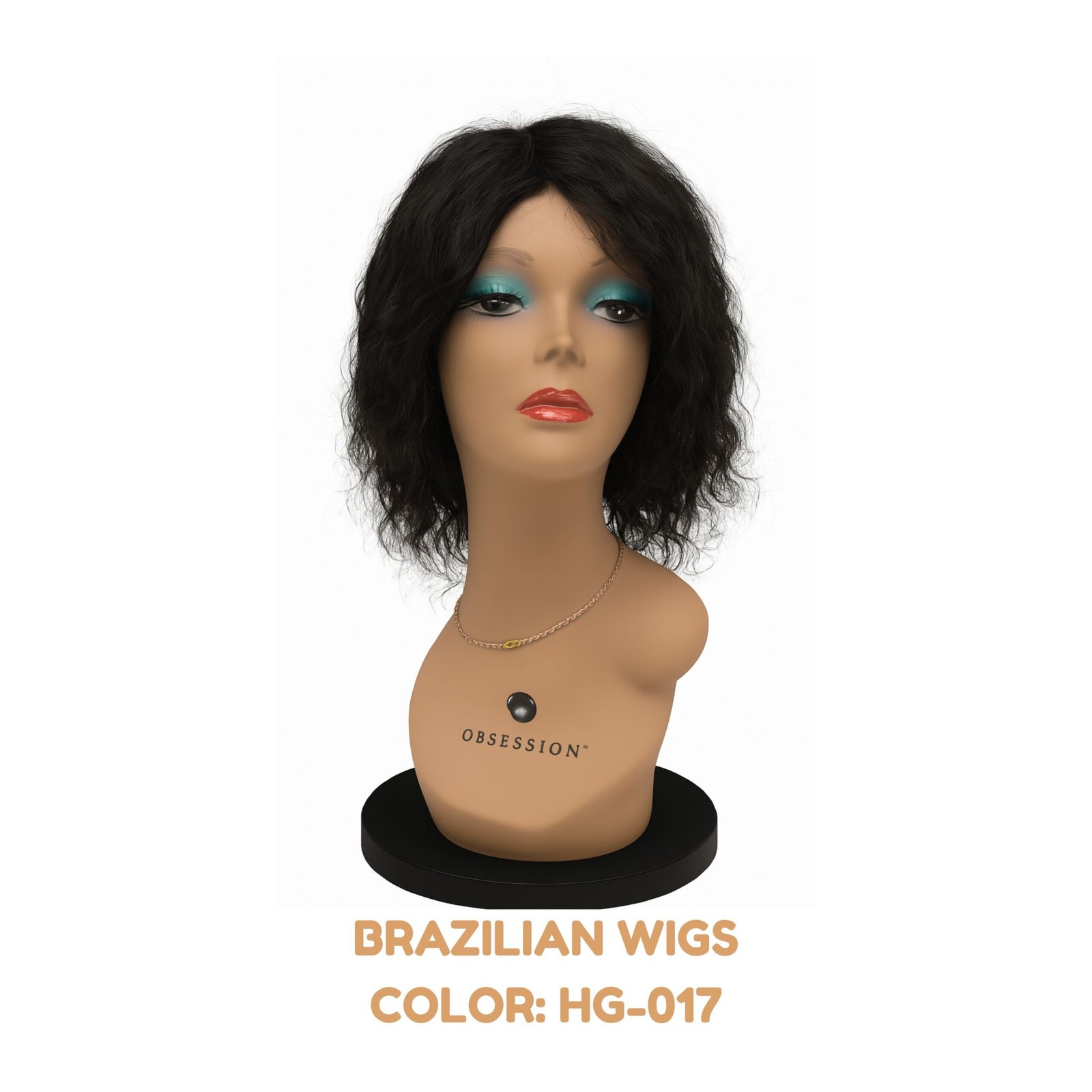 Brazilian Wig 100% Human Hair Extensions Natural Color