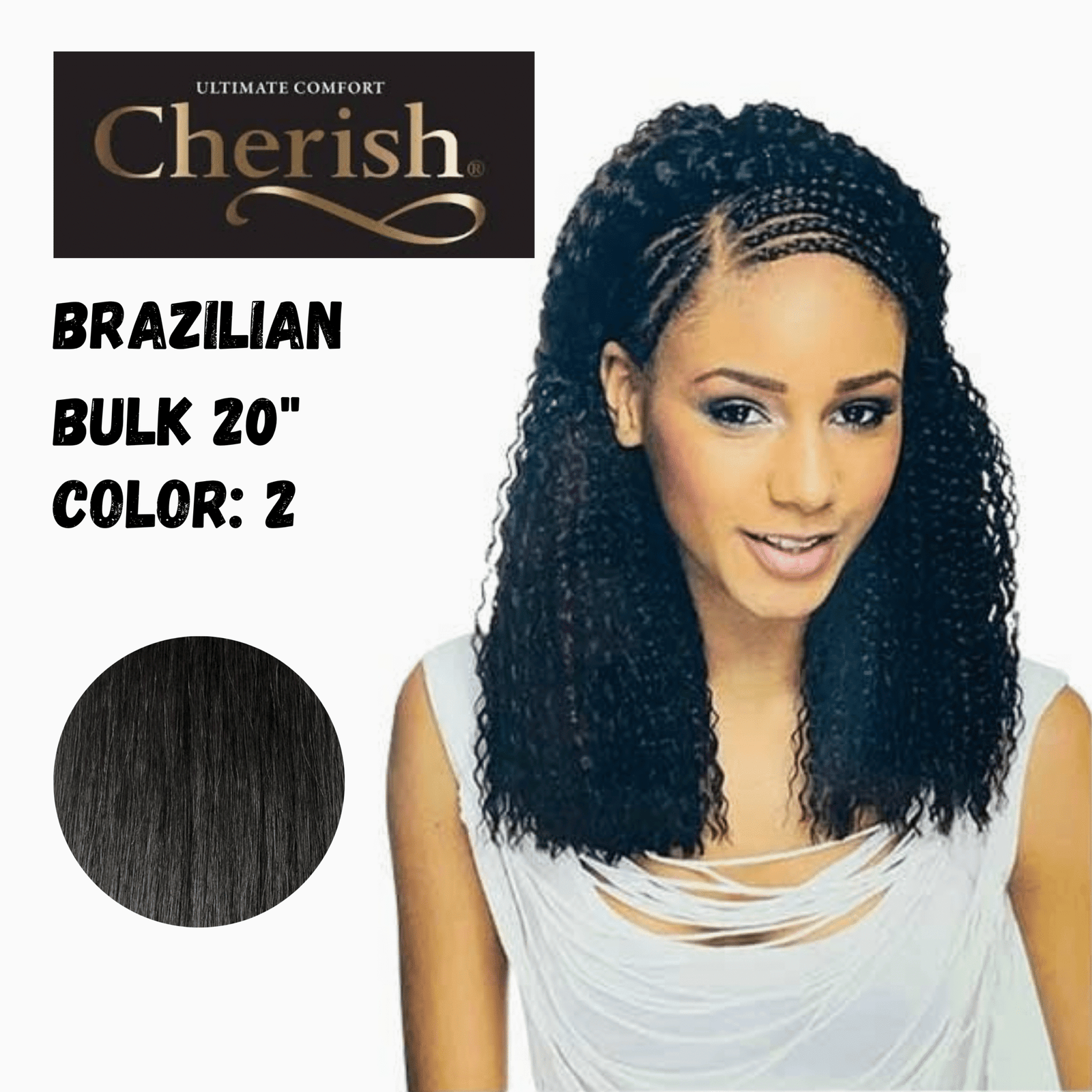 Cherish Premium Wig Value Pack Syn Handmade Brazilian Bulk Hair Extensions - Image 2