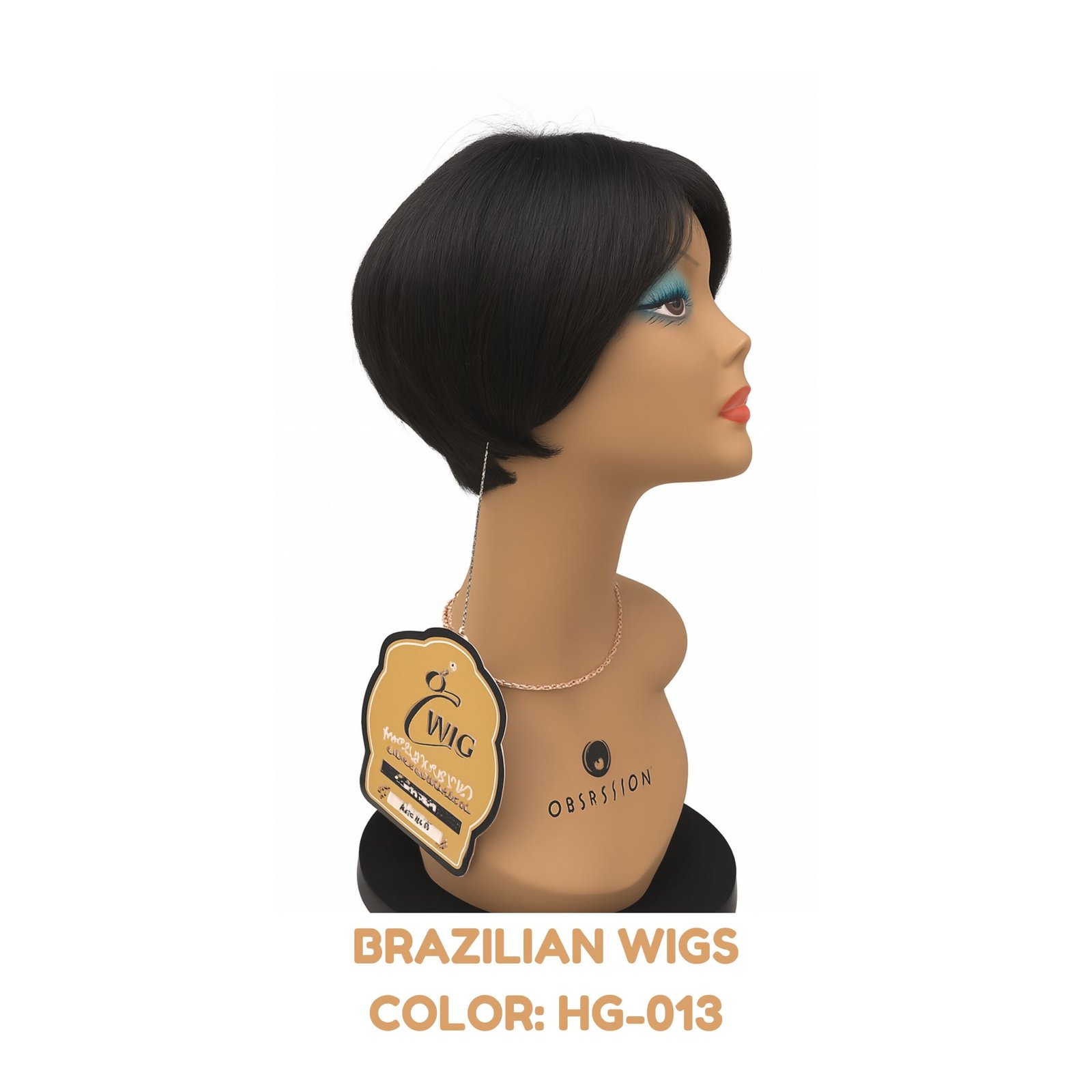Brazilian Wig HG-013 Human Hair Extensions Natural Color - Image 2