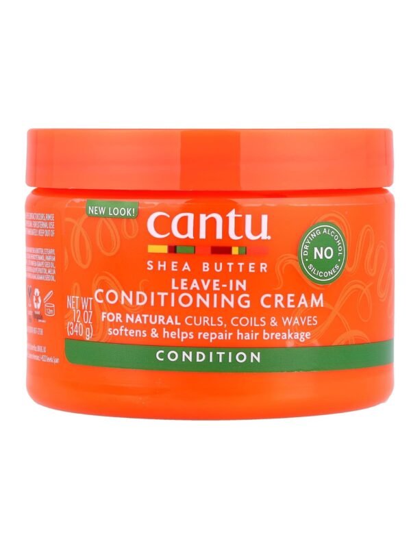 Cantu Shea Butter Leave-In Conditioning Cream for Natural Curls 340ml