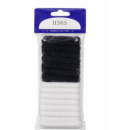 Wembley Rubber Bands Black & White