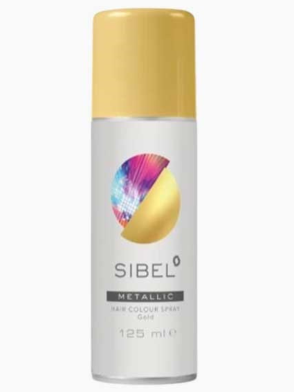 Sibel Metallic Gold Hair Color Spray 125ml