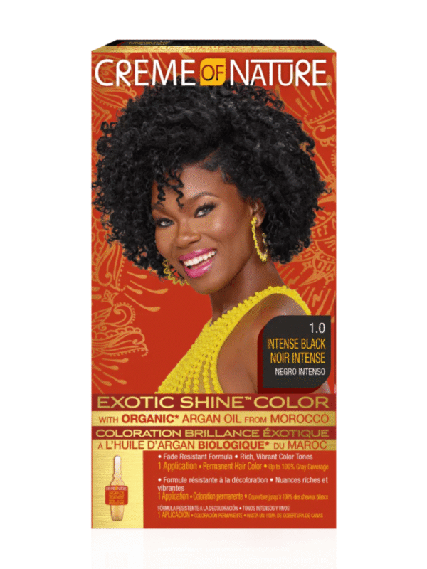Creme of Nature Exotic Shine Color with Argan Oil 1.0 Intense Black