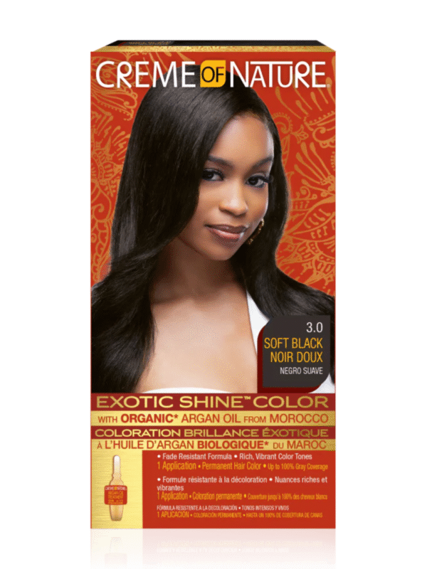 Creme of Nature® Hair Color with Argan Oil 3.0 Soft Black