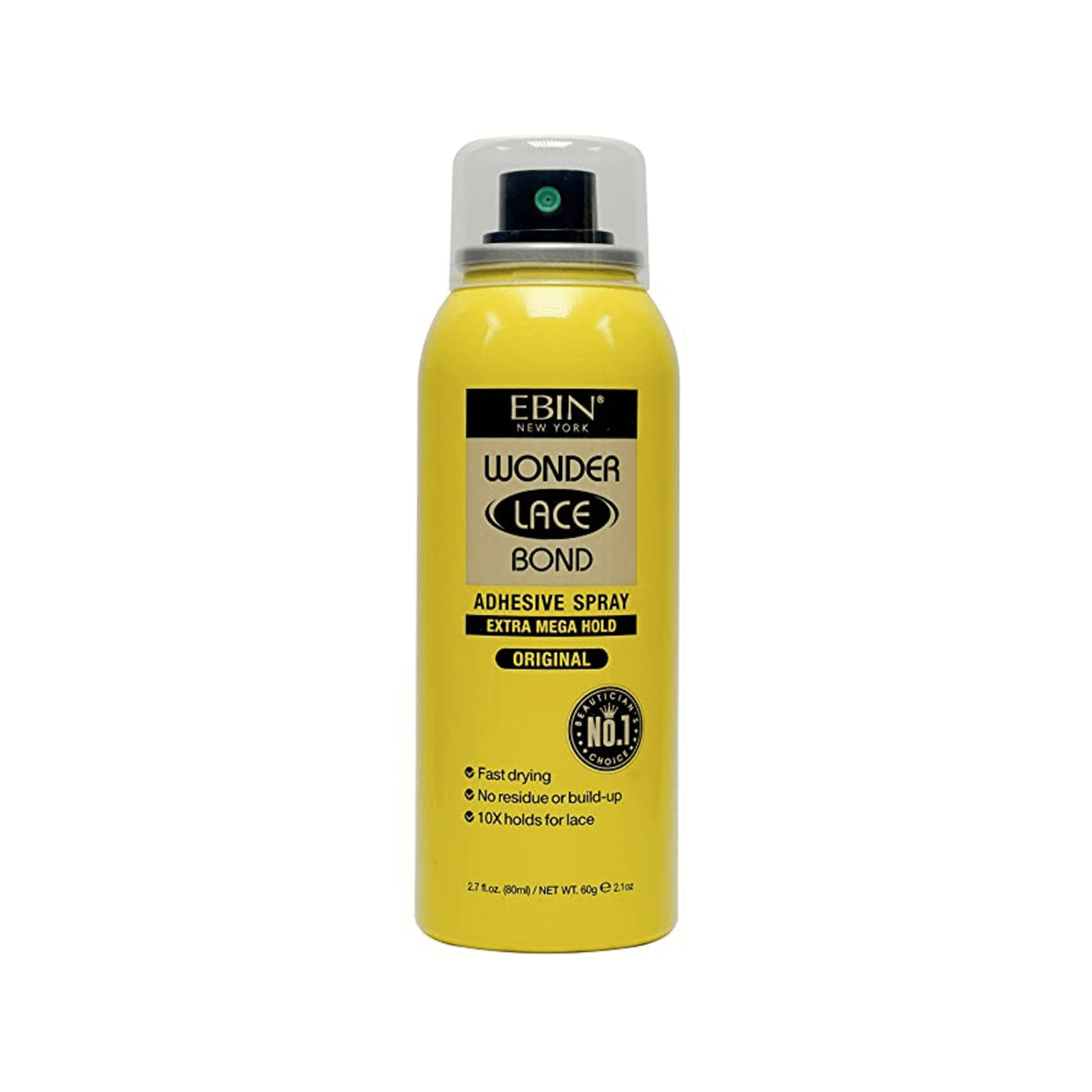 EBIN New York Wonder Lace Bond Adhesive Spray Extra Mega Hold 2.7oz