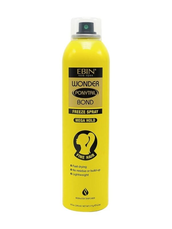 EBIN NEW YORK Wonder Ponytail Bond Freeze Spray Extra Mega Hold 245ml