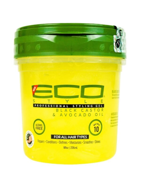 ECO Styler Styling Gel Black Castor & Avocado Oil 8oz